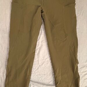 Ascend Olive Green Leggings